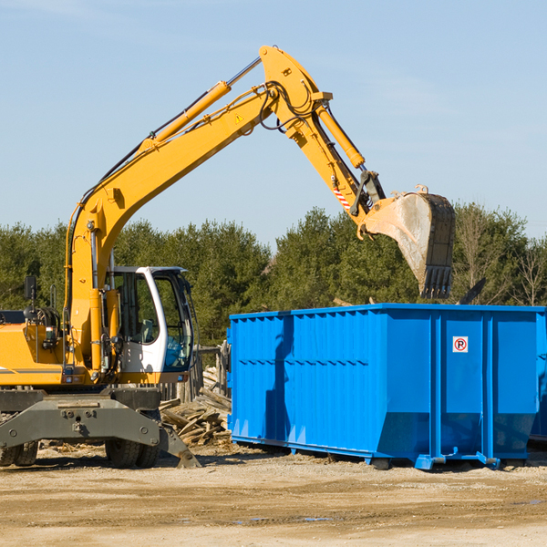 can i choose the location where the residential dumpster will be placed in Canton New York